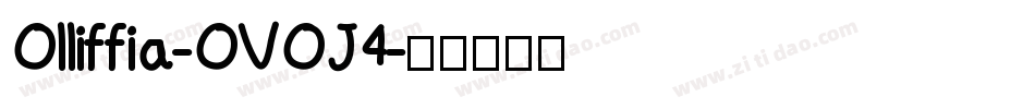 Olliffia-OVOJ4字体转换