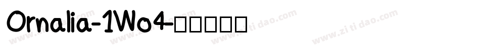 Ornalia-1Wo4字体转换