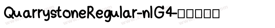 QuarrystoneRegular-nlG4字体转换