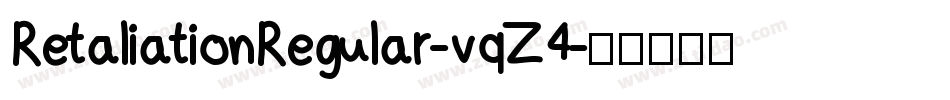 RetaliationRegular-vqZ4字体转换