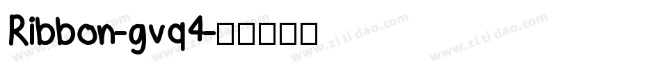 Ribbon-gvq4字体转换