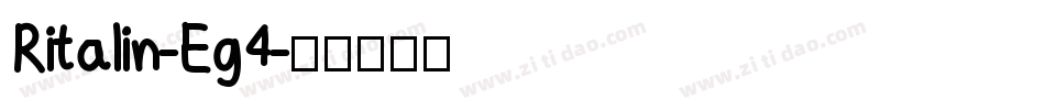 Ritalin-Eg4字体转换