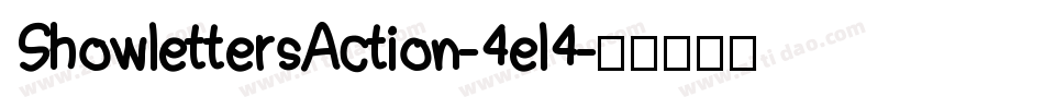 ShowlettersAction-4el4字体转换