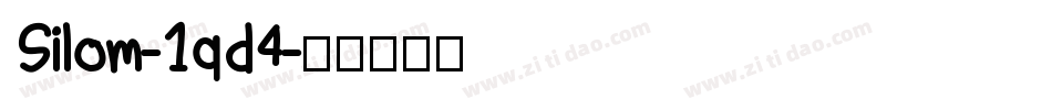 Silom-1qd4字体转换