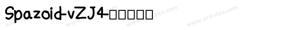 Spazoid-vZJ4字体转换