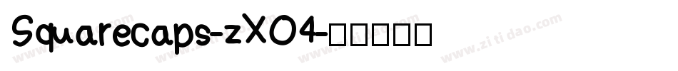 Squarecaps-zXO4字体转换