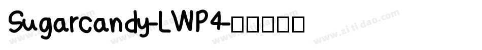 Sugarcandy-LWP4字体转换