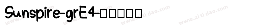 Sunspire-grE4字体转换