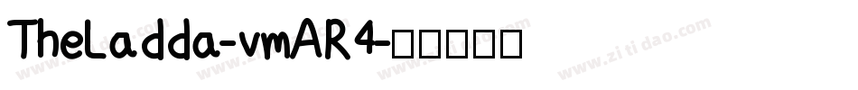 TheLadda-vmAR4字体转换