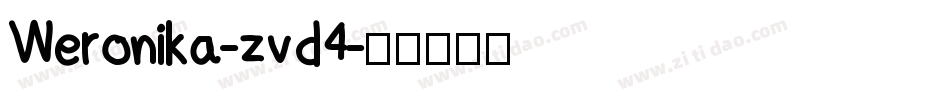 Weronika-zvd4字体转换