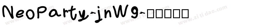NeoParty-jnW9字体转换