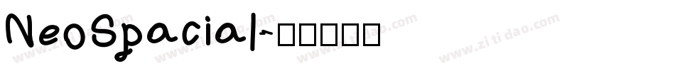 NeoSpacial字体转换