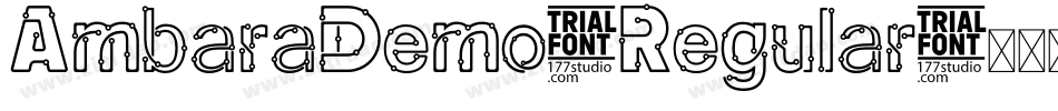 AmbaraDemo-Regular字体转换