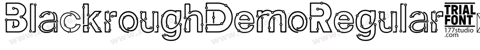 BlackroughDemoRegular字体转换 BlackroughDemoRegular字体转换
