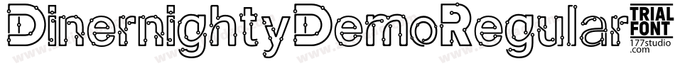 DinernightyDemoRegular字体转换 DinernightyDemoRegular字体转换