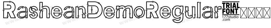 RasheanDemoRegular字体转换