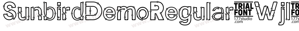 SunbirdDemoRegular-Wjl4字体转换