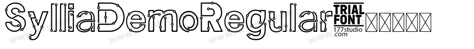 SylliaDemoRegular字体转换
