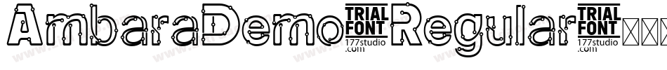 AmbaraDemo-Regular字体转换