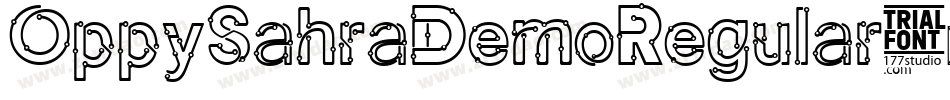 OppySahraDemoRegular字体转换