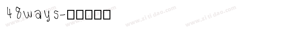 48ways字体转换