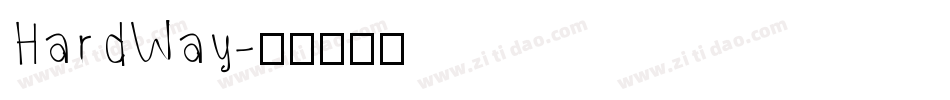 HardWay字体转换