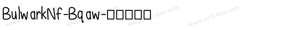 BulwarkNf-Bqaw字体转换