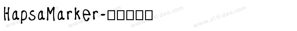 HapsaMarker字体转换