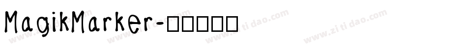 MagikMarker字体转换