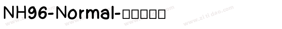 NH96-Normal字体转换