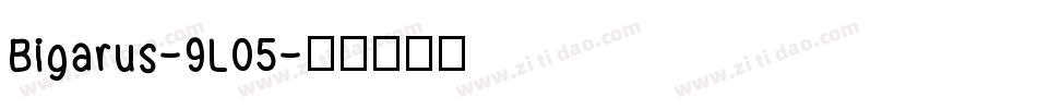 Bigarus-9L05字体转换