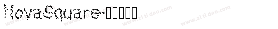 NovaSquare字体转换