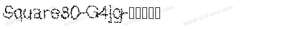 Square80-G4jg字体转换