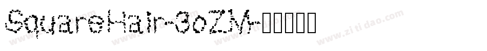 SquareHair-3oZM字体转换