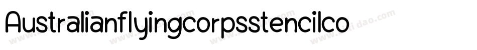 Australianflyingcorpsstencilco-epnm字体转换
