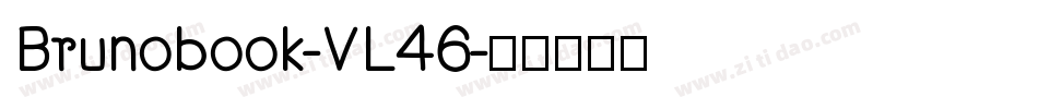 Brunobook-VL46字体转换