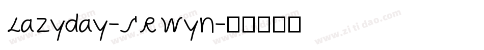 Lazyday-JRWyn字体转换