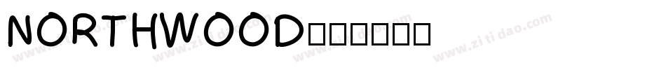 NORTHWOOD字体转换