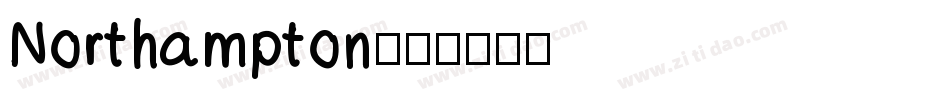 Northampton字体转换