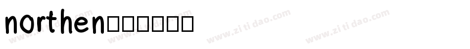 northen字体转换