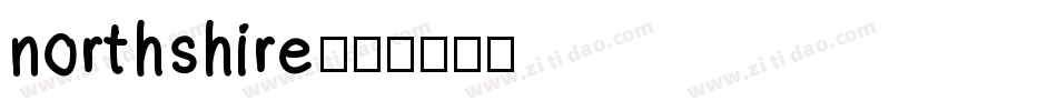 northshire字体转换