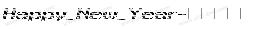 Happy_New_Year字体转换