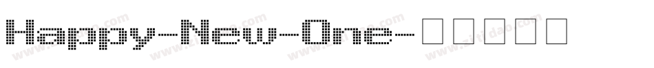 Happy-New-One字体转换