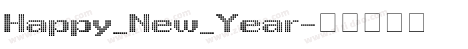 Happy_New_Year字体转换