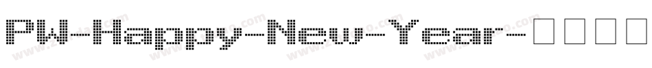 PW-Happy-New-Year字体转换