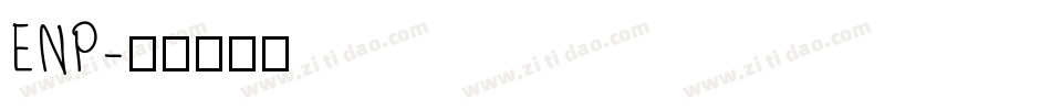 ENP字体转换