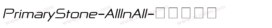 PrimaryStone-AllInAll字体转换