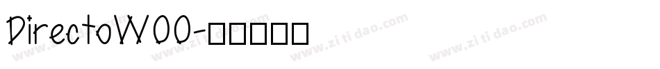 DirectoW00字体转换