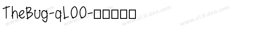 TheBug-qL00字体转换