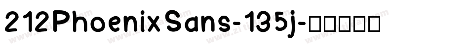 212PhoenixSans-135j字体转换